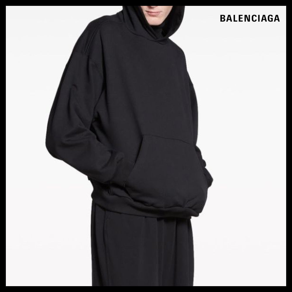 【BALENCIAGA】Black Hoodie Medium Fit