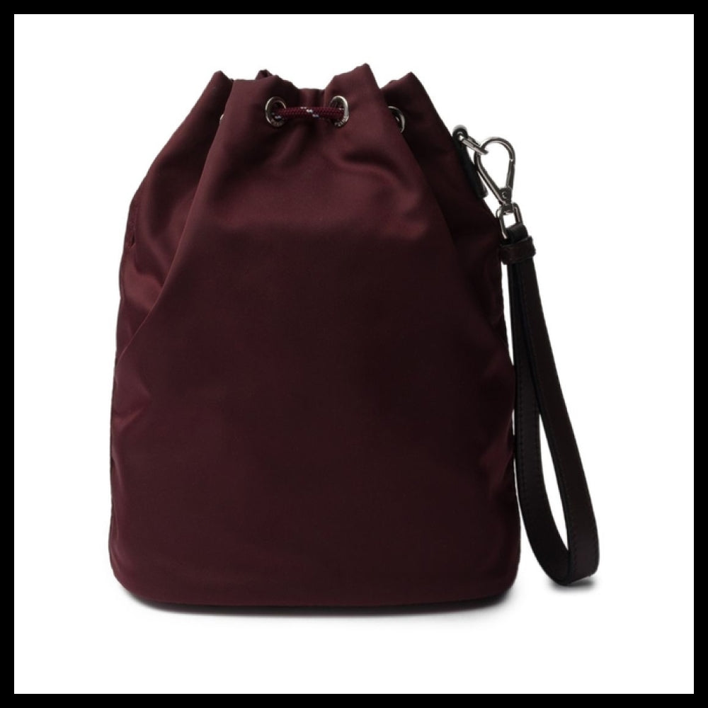 【PRADA】Burgundy clutch bag