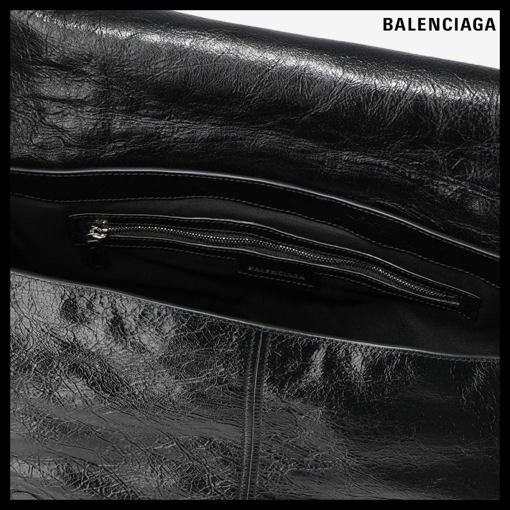 【BALENCIAGA】Le Cagole Medium Messenger Crossbody Bag Black