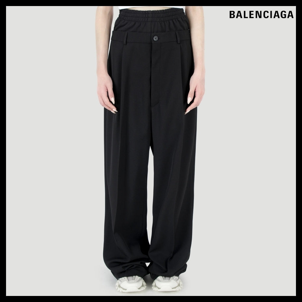 【BALENCIAGA】Hybrid Tailoring Pants Black