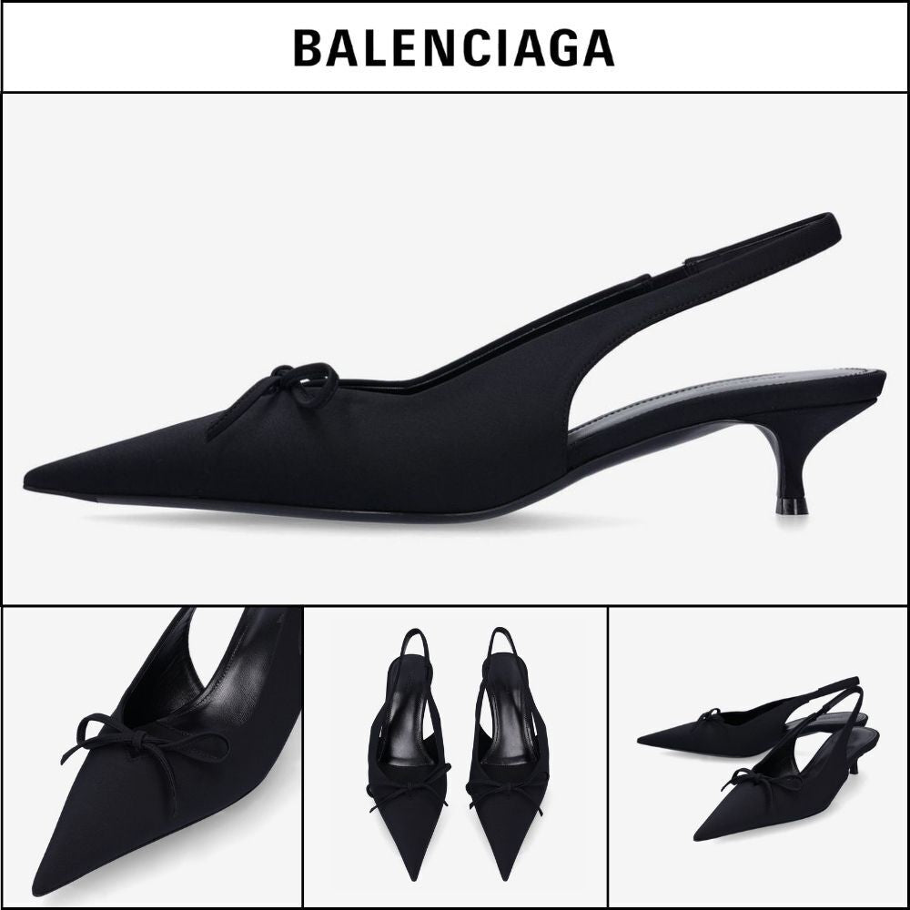 ★BALENCIAGAアウトレット セール ★Knife Bow 40mm Slingback