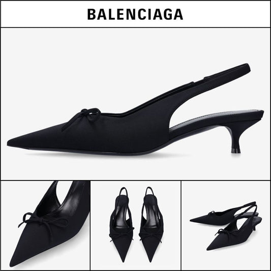 ★BALENCIAGAアウトレット セール ★Knife Bow 40mm Slingback
