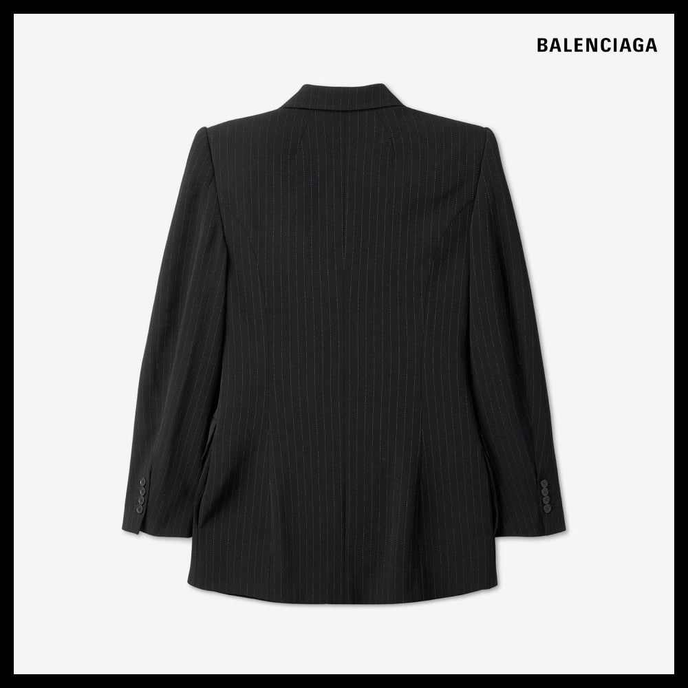 【BALENCIAGA】Hourglass Jacket White Black