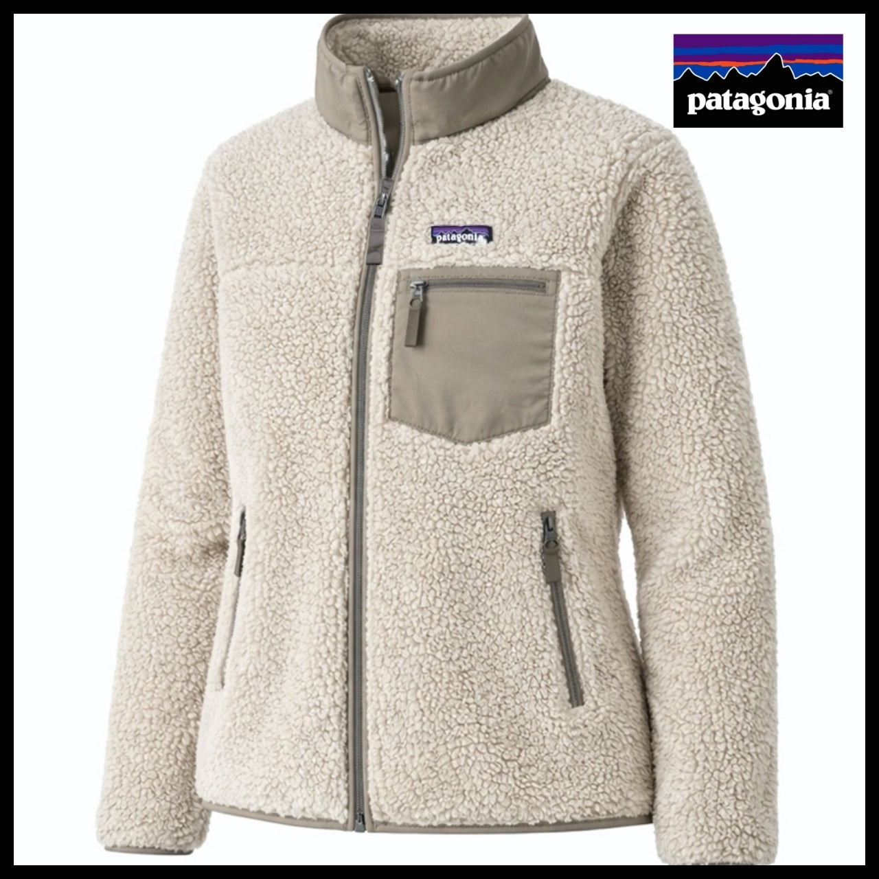 ★PATAGONIA★ Classic Retro-X Womens Fleece Jacket 23075-NAT