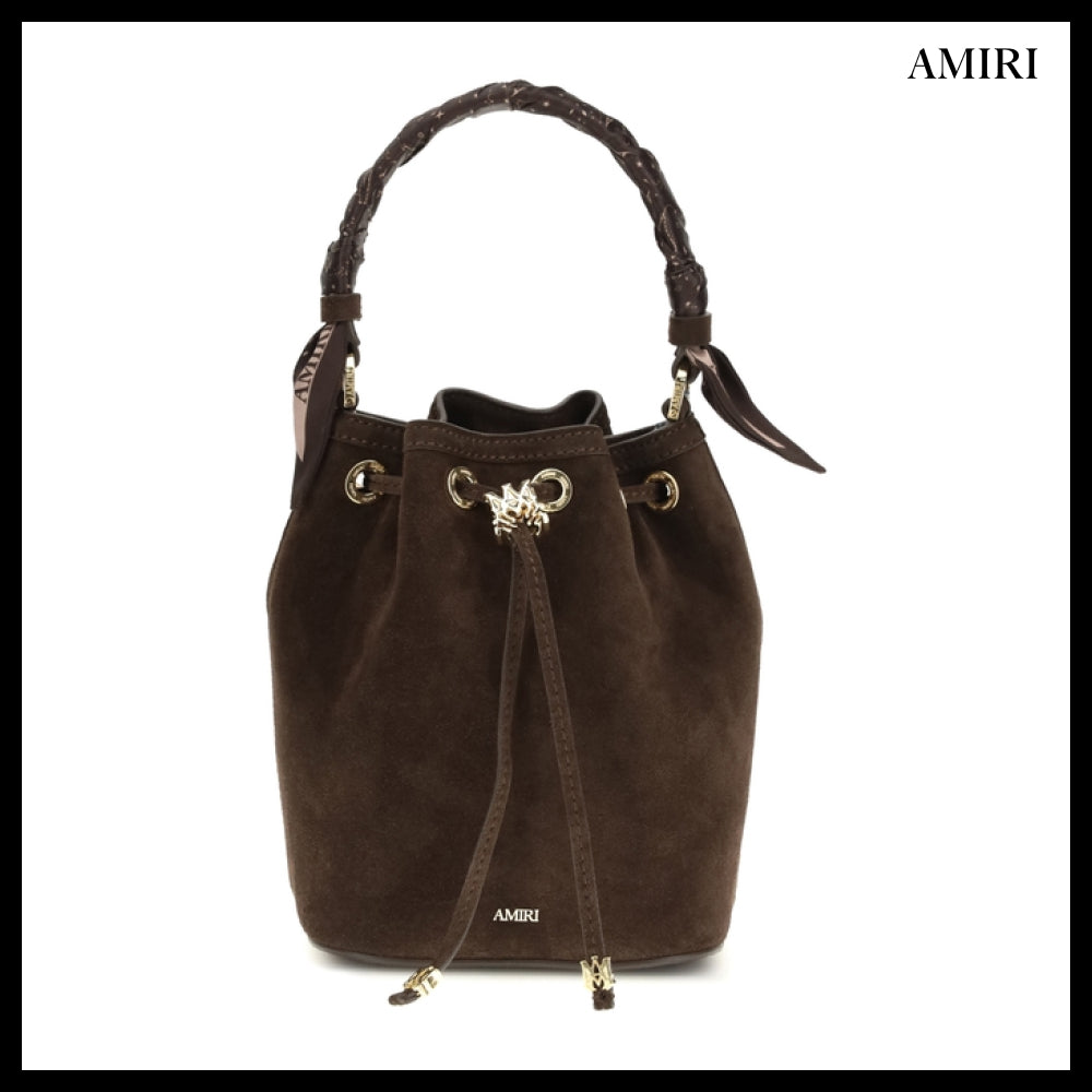 【AMIRI】Brown Bucket Bag