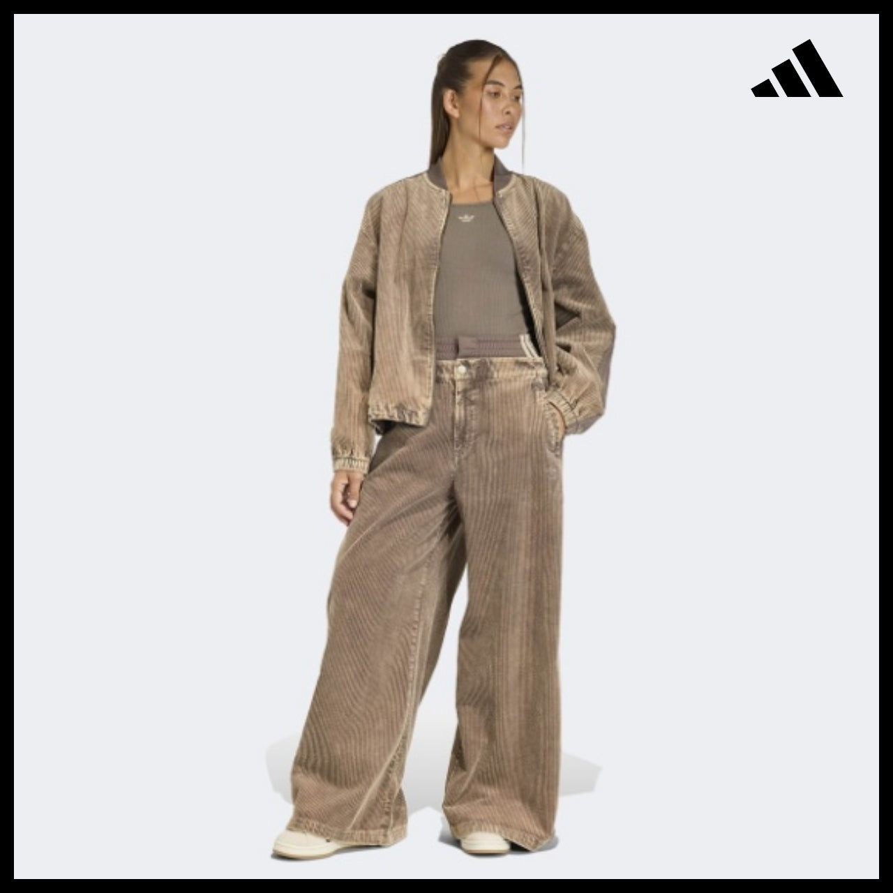 【ADIDAS】Corduroy Oversized Pants KD8782