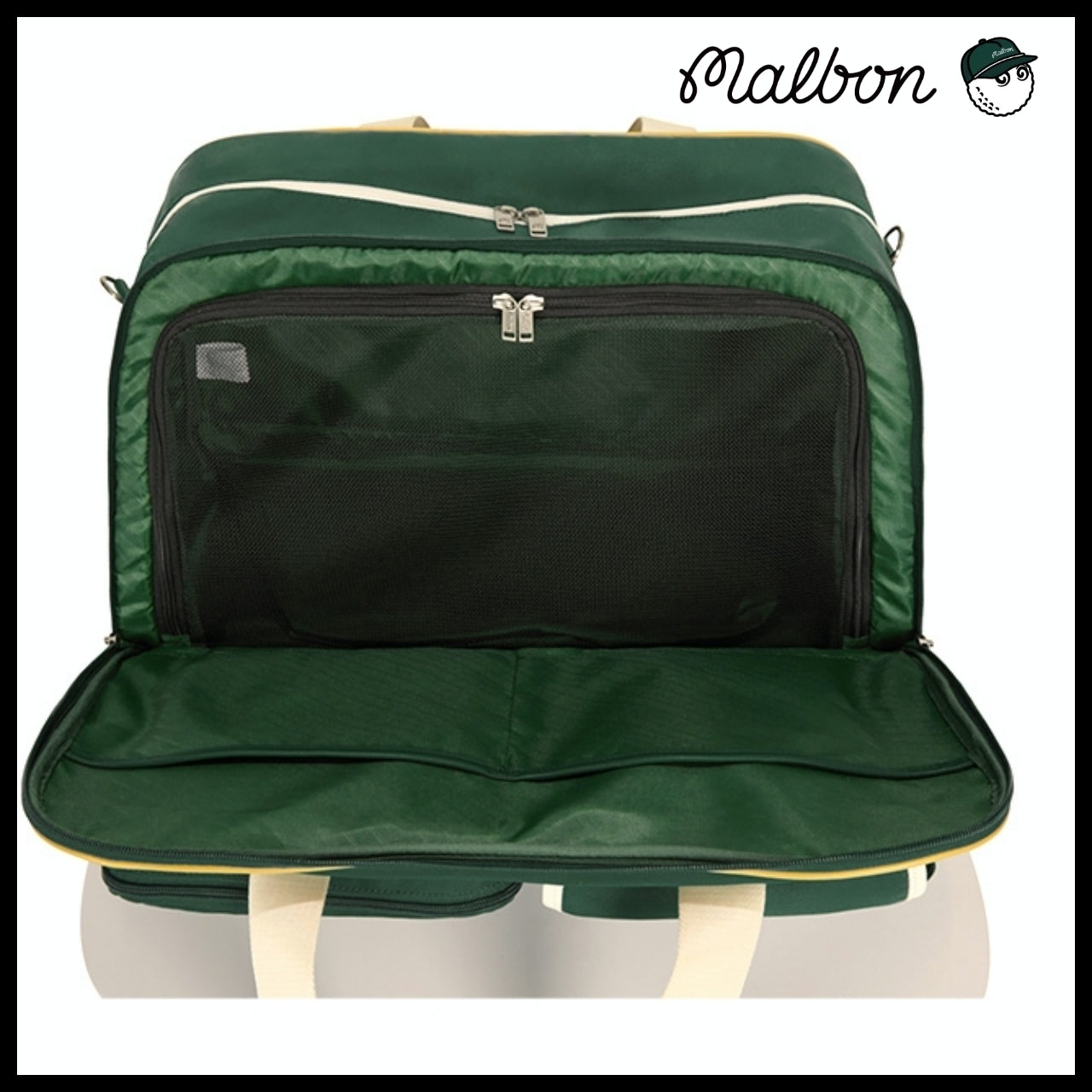 【Malbon Golf】Multi-Pocket Boston Bag 2Colors