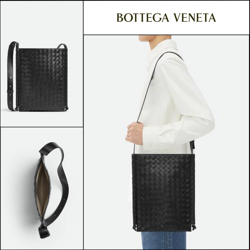【BOTTEGA VENETA】LARGE FLAT LOOP BLACK