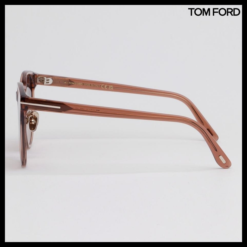 【TOM FORD】Round Horn-Rimmed Sunglasses Asian Fit