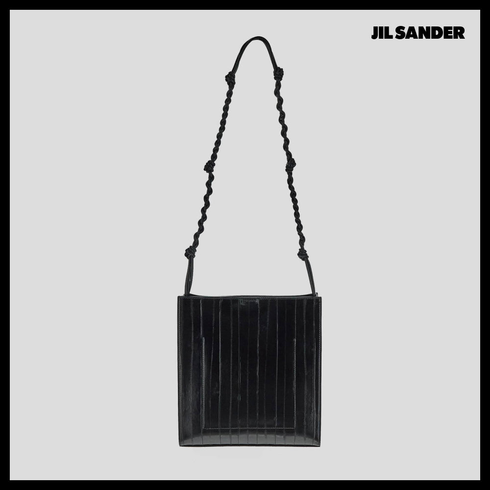【JIL SANDER】Napa Shoulder Bag in Black