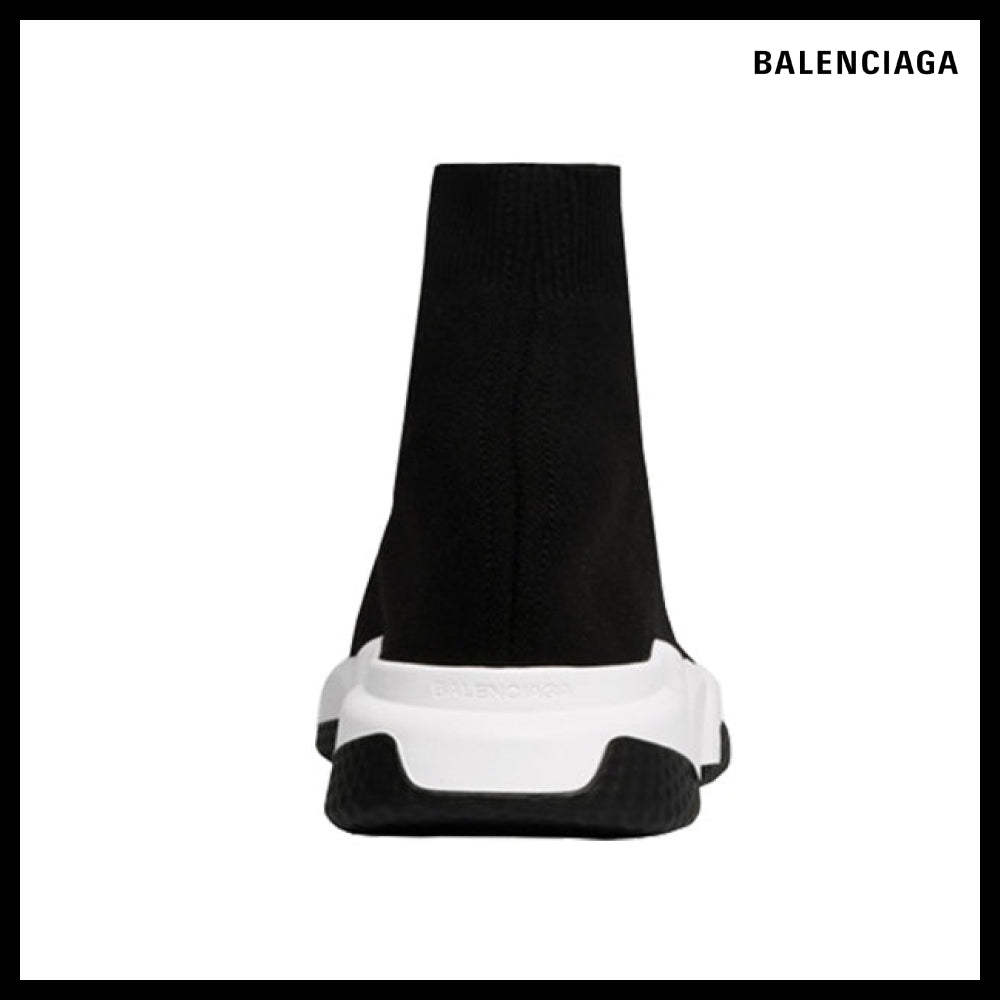 【BALENCIAGA】White Black Speed Recycled Knit Sneaker