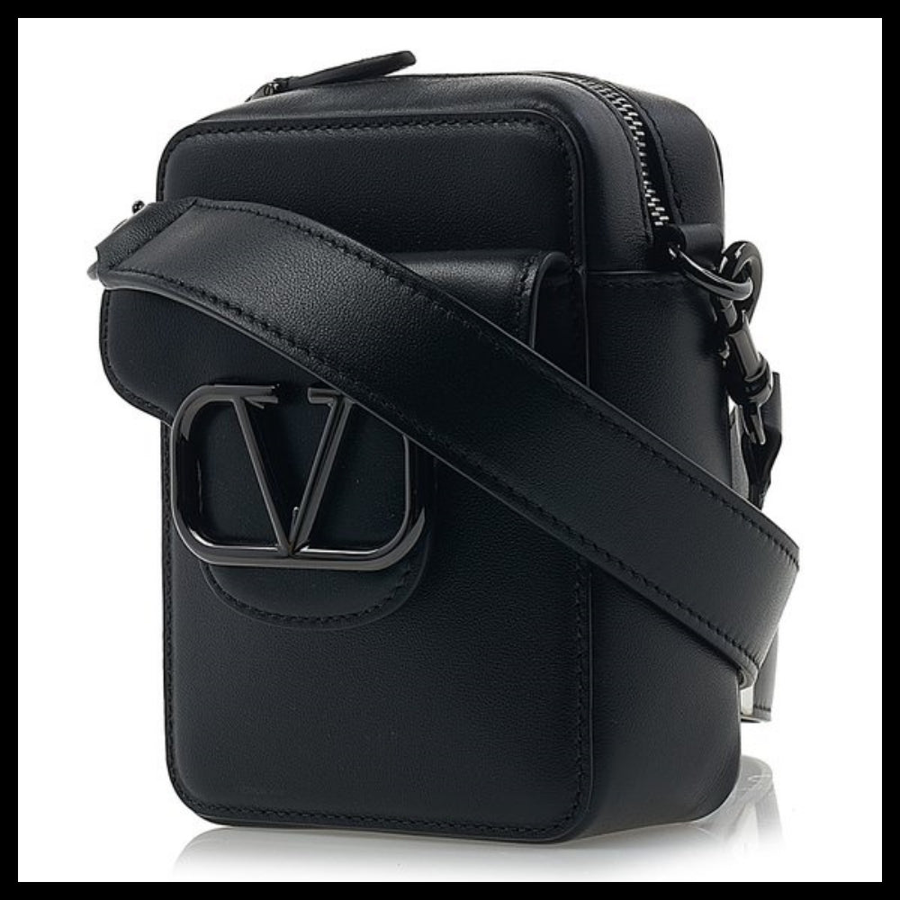 【VALENTINO】V Logo Mini Crossbody Bag