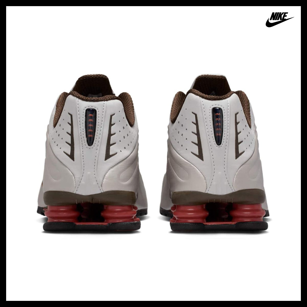 【NIKE】Shox R4 M Vast Grey Dusty Peach College