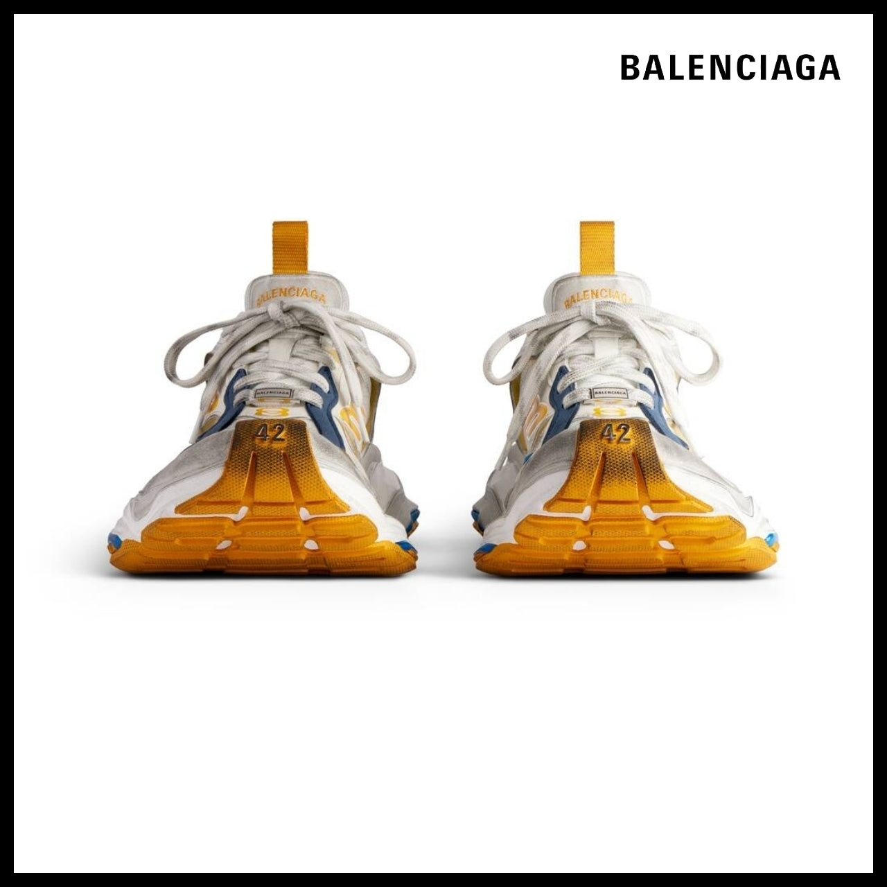 【BALENCIAGA】Cargo Reduced Suede Mesh Sneaker
