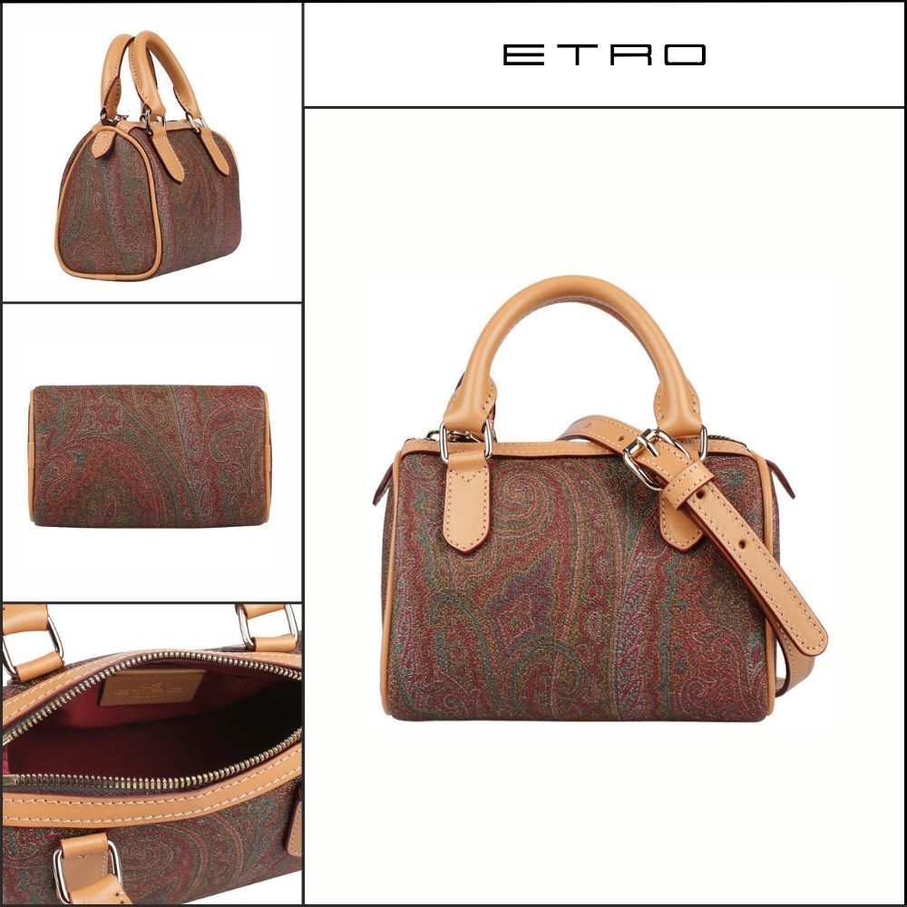 【ETRO】Paisley Boston Bag Mini