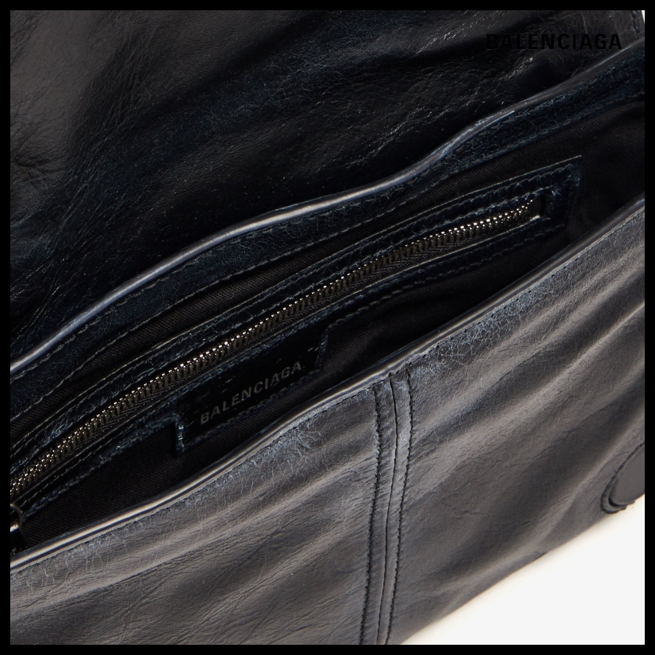 【BALENCIAGA】Le Cagole XS Flap Bag Black