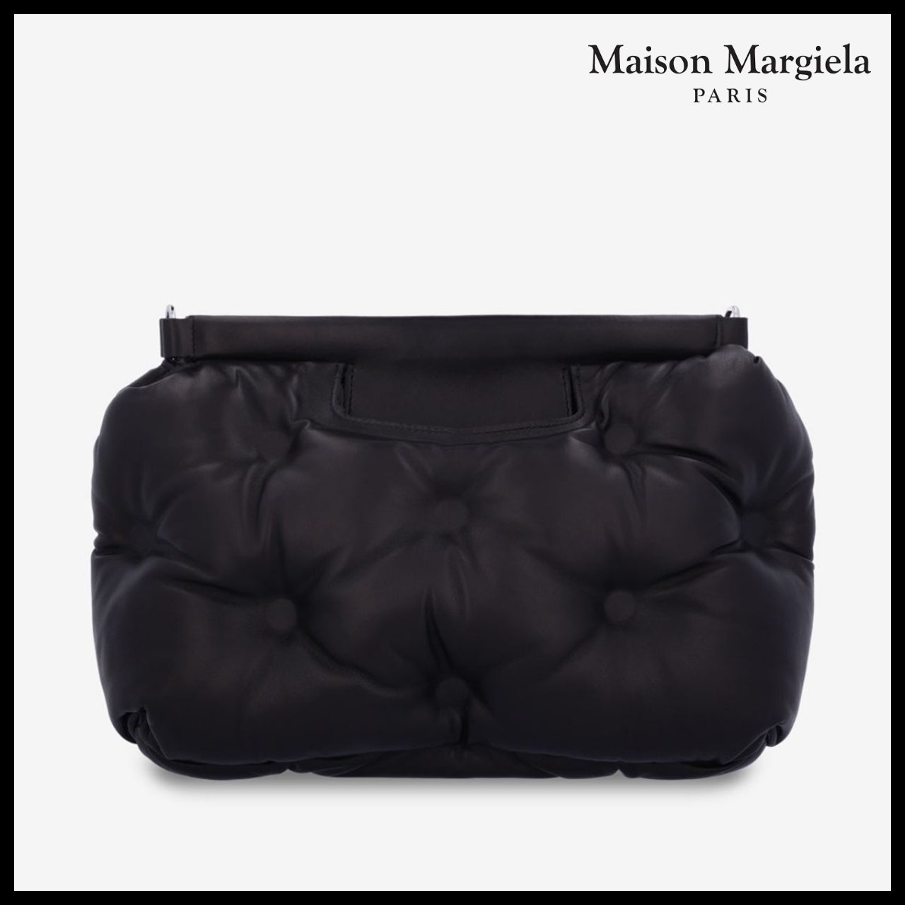 【Maison Margiela】Glam Slam Classic Medium Tote Bag Black