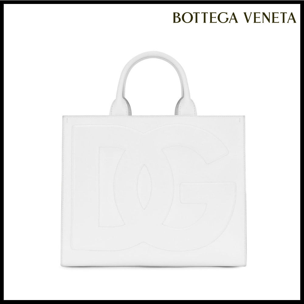 【Dolce & Gabbana】White Handbag in Smooth Leather