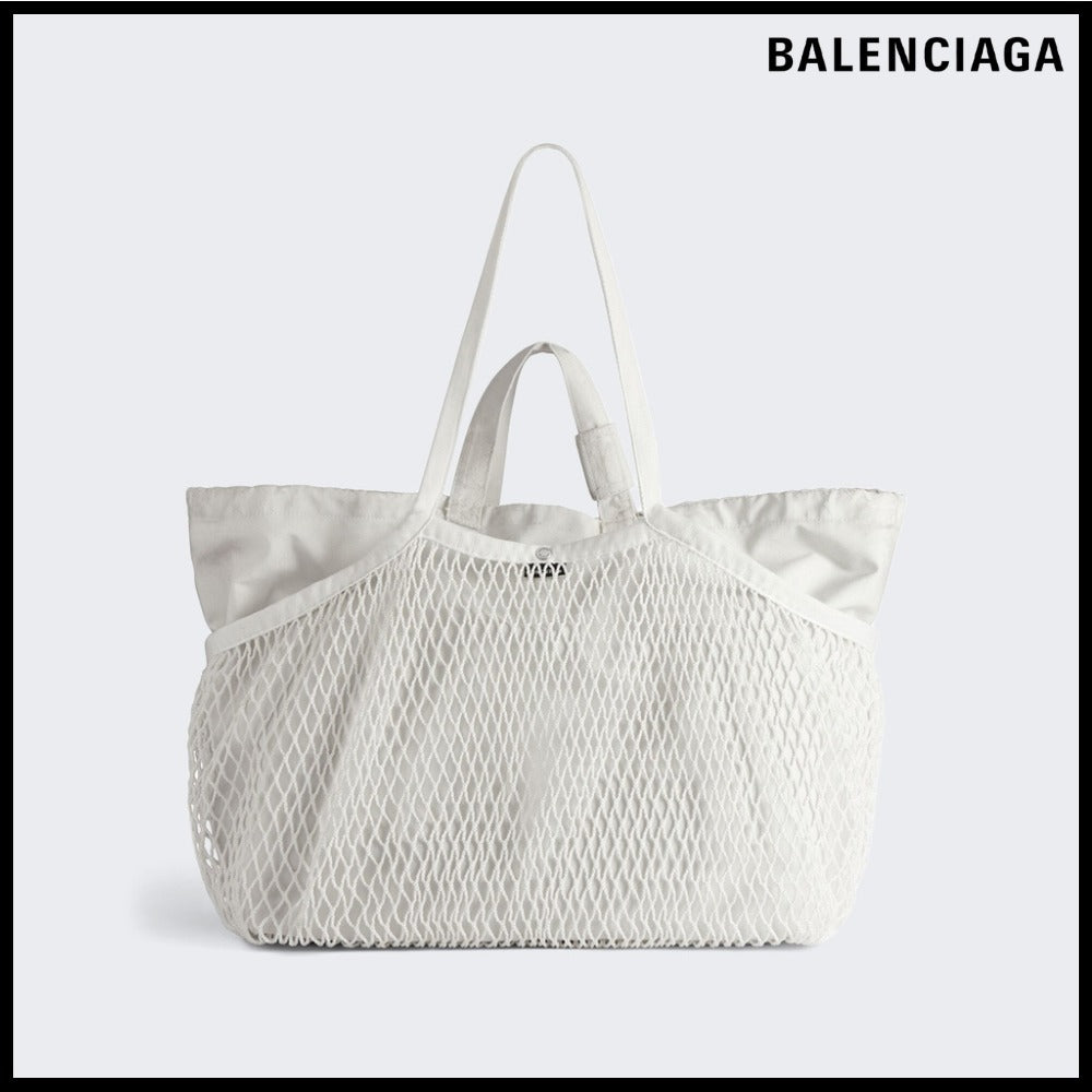 【BALENCIAGA 】24/7 L Shopping Bag White