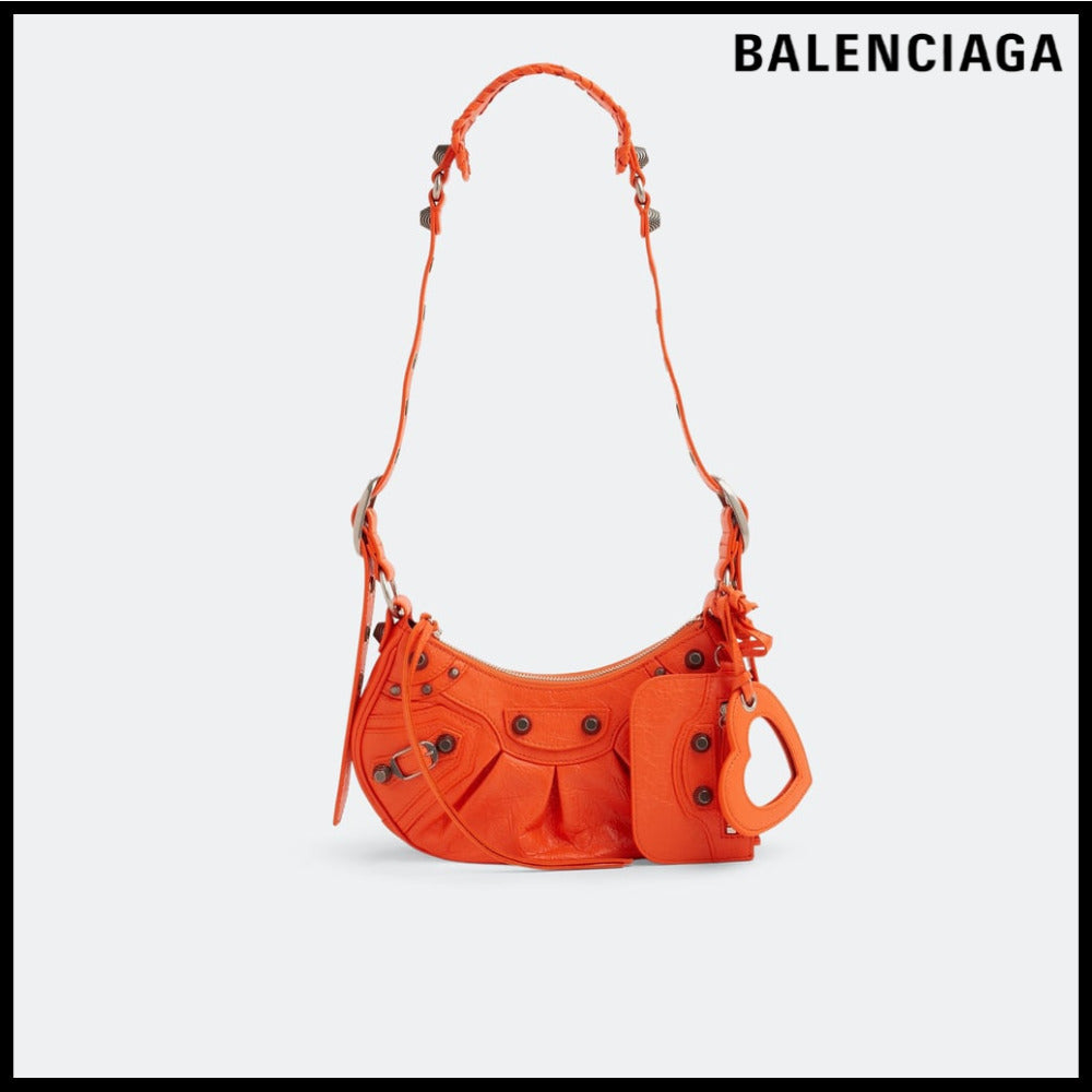 【BALENCIAGA】Le Cagole XS Shoulder Bag in Orange