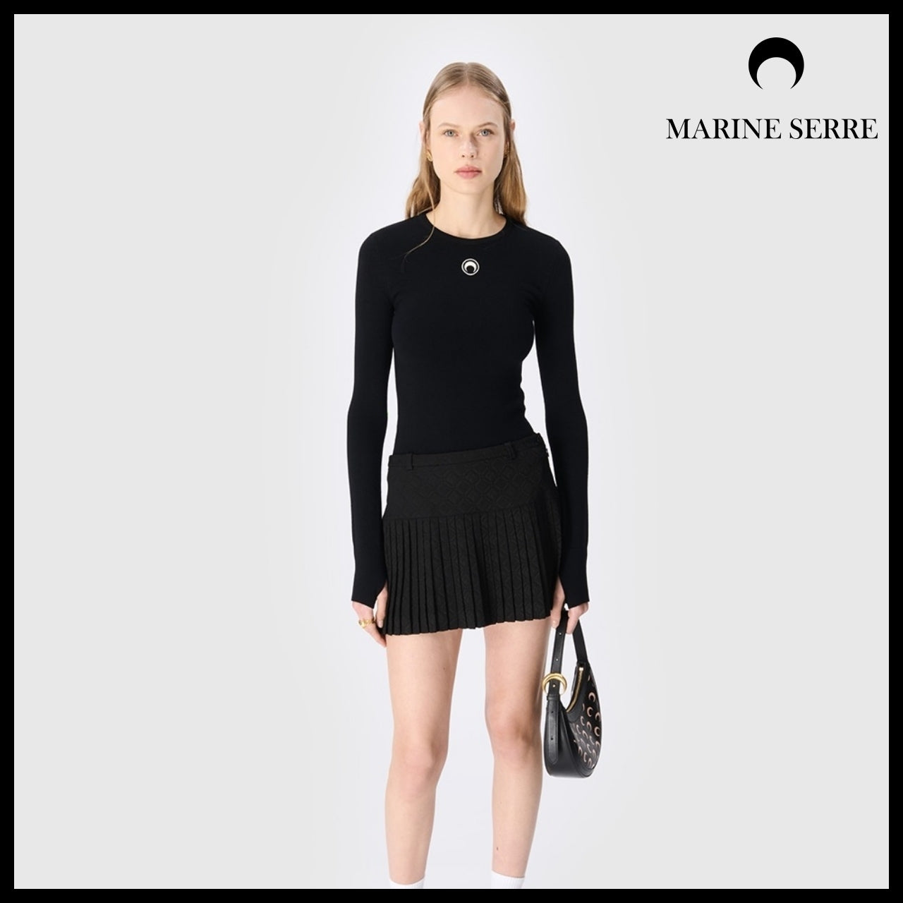 【Marine Serre】19 Degree Aluminum Minaudiere Clutch