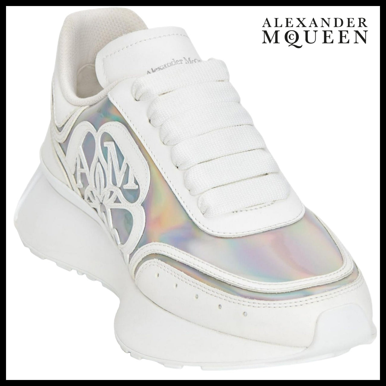 【Alexander Mcqueen】Sprint Runner White Multicolor