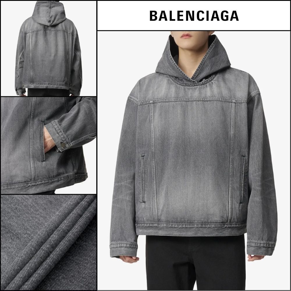 【BALENCIAGA】Pullover Jacket - Black