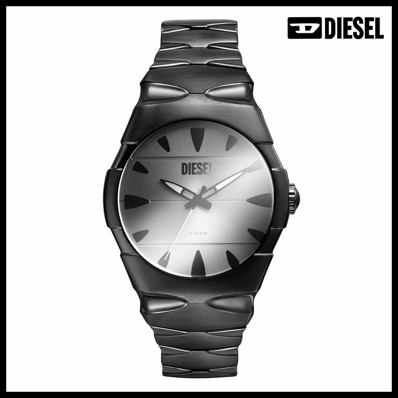 【DIESEL】D-Sruptor Men’s Metal Watch