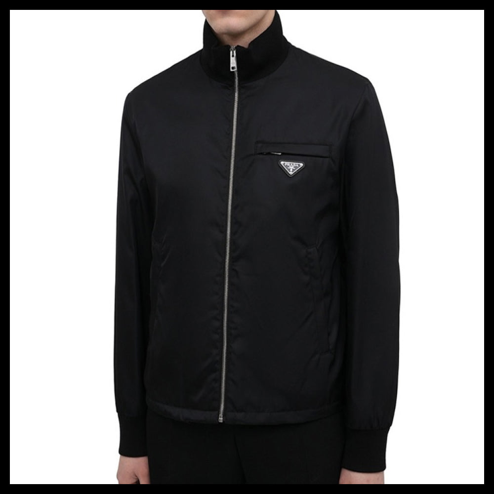 【PRADA】Re-Nylon Blouson Jacket Black Men