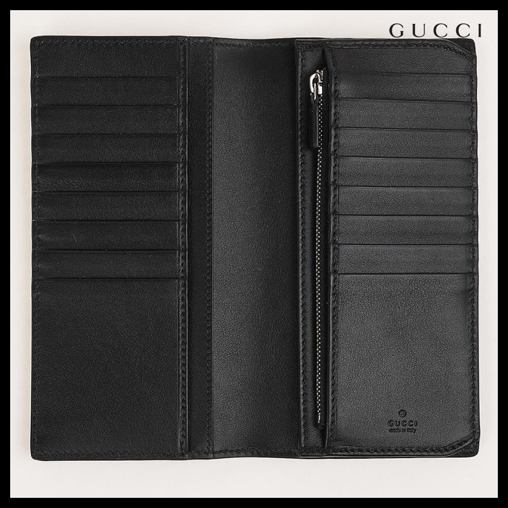 【Gucci】Men's GG Logo Vertical Wallet Luxury Logo