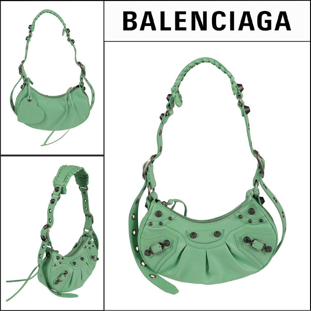 【BALENCIAGA】Le Cagole XS Shoulder Bag Green