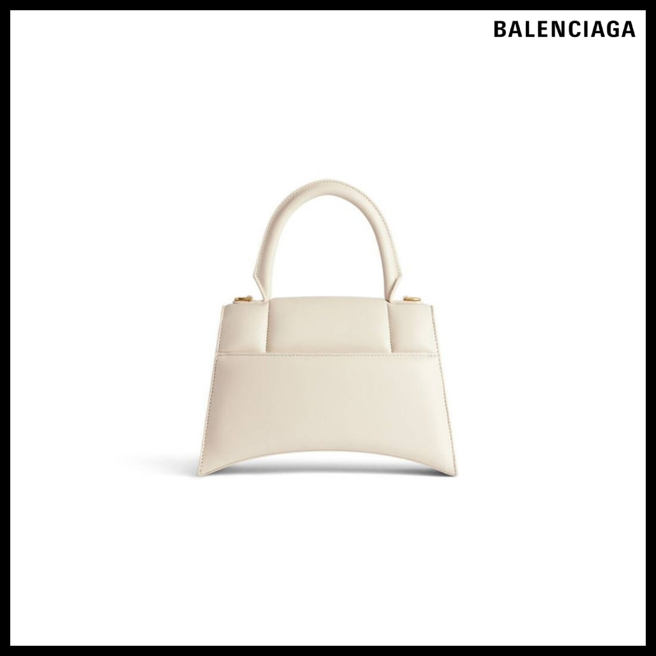 【BALENCIAGA】Hourglass Small Handbag in Light Beige