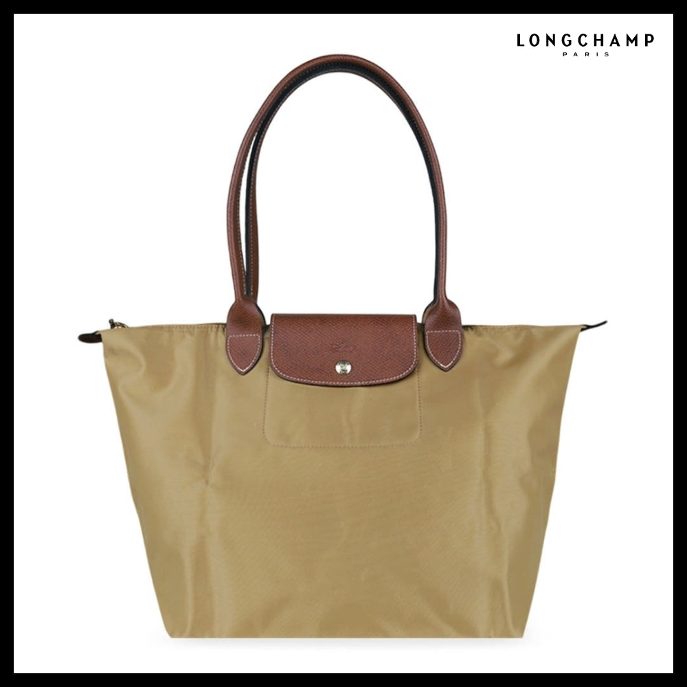 【Longchamp】Le Pliage Original L Tote Bag Chamois