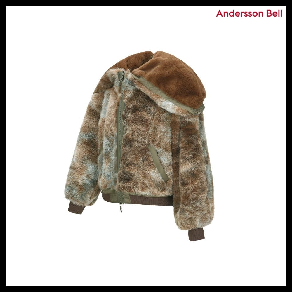 【ANDERSSON BELL】Vanessa Fur N2B Jacket Brown