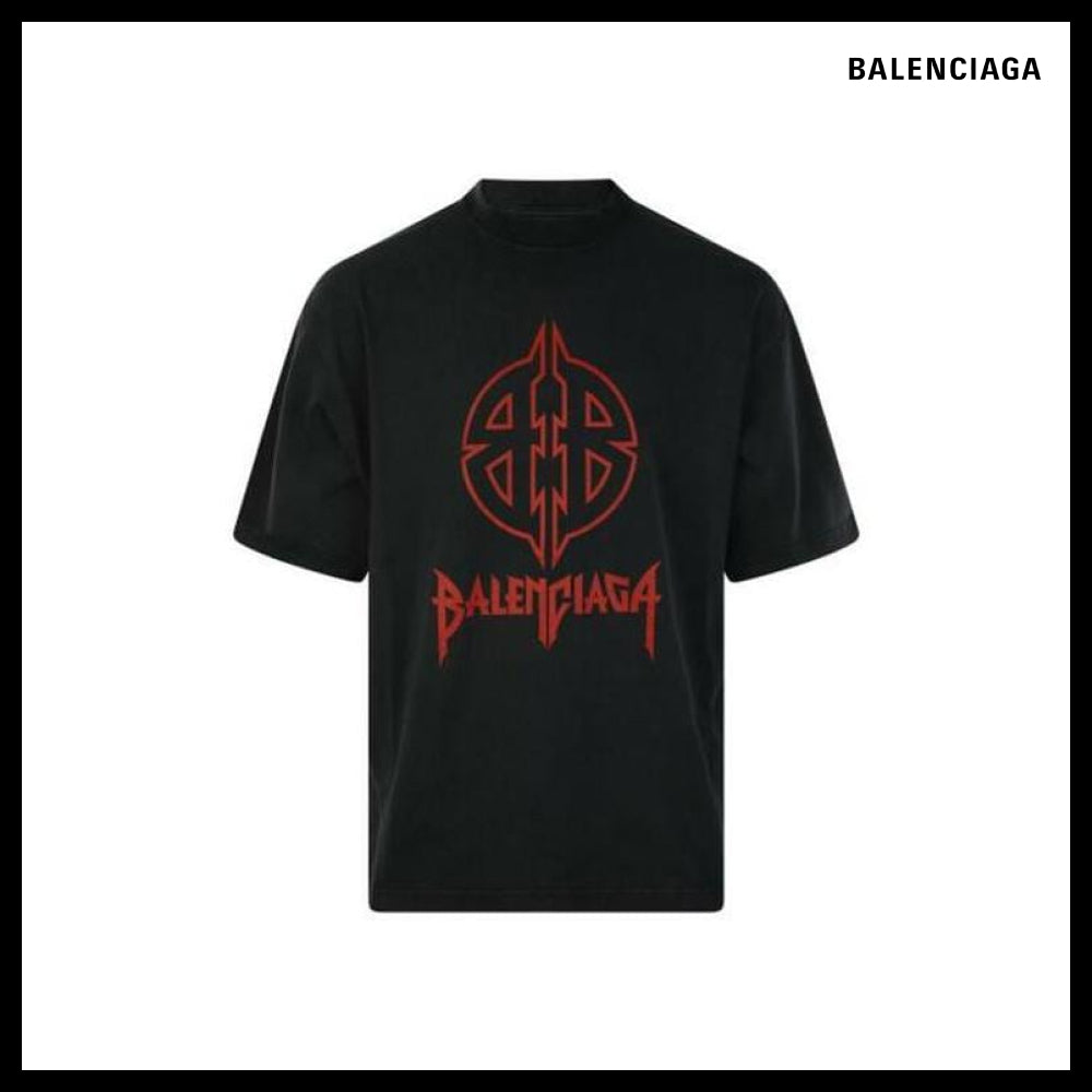 【BALENCIAGA】Metal BB Medium Fit T-Shirt 1568