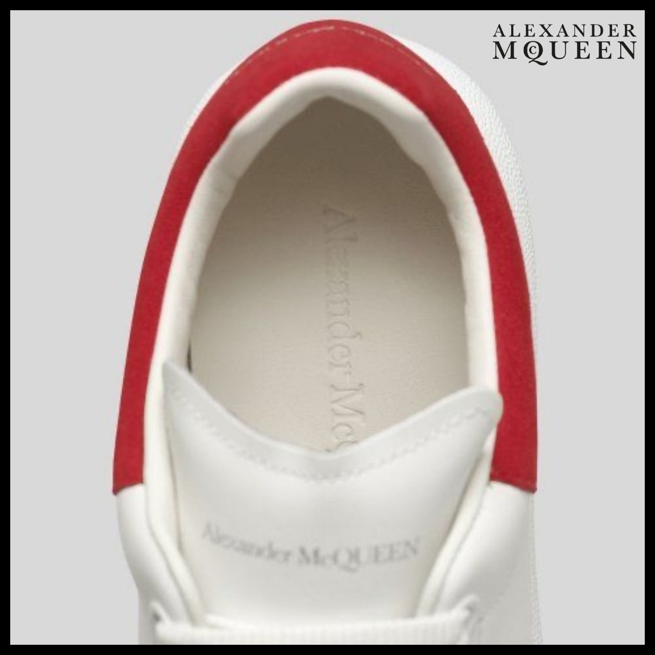 【Alexander Mcqueen】Oversized Sneakers in White/Red