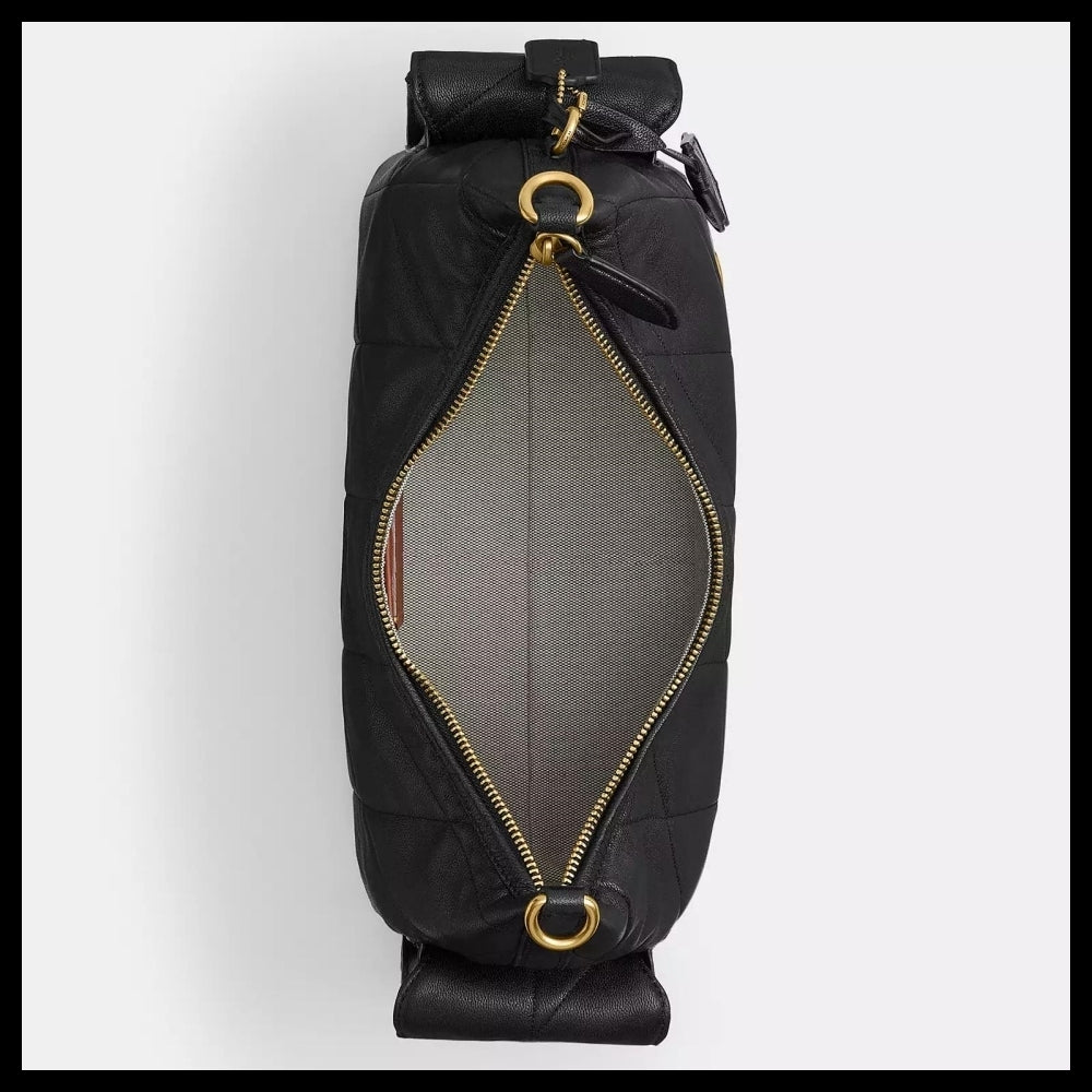 【Coach】Pocket Juliet Bag 30 With Quilting Black