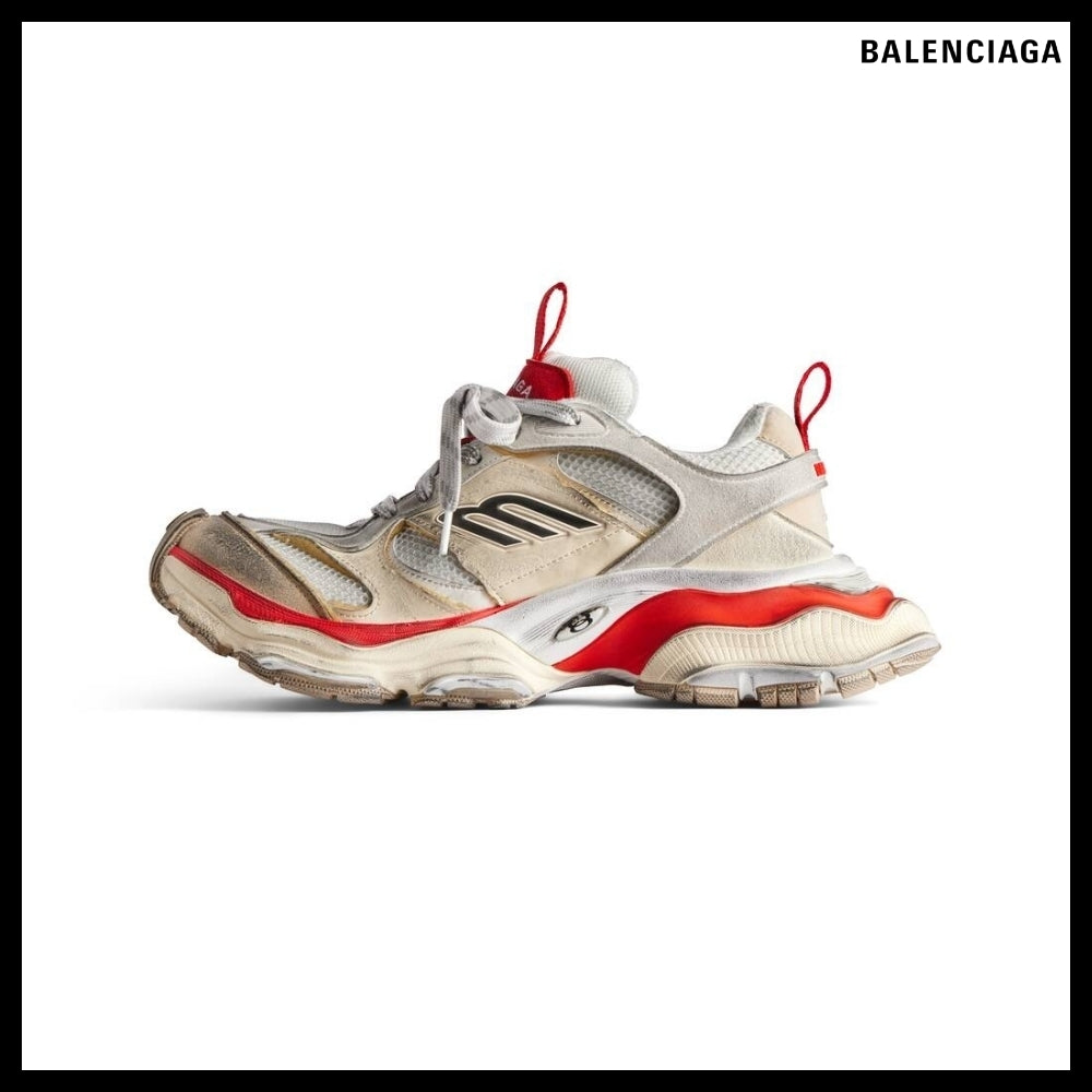 【BALENCIAGA】Cargo Sneaker Beige Grey Red