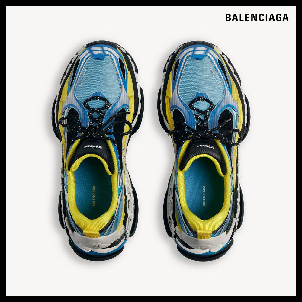 【BALENCIAGA】Triple S2 Sneakers Blue White Yellow