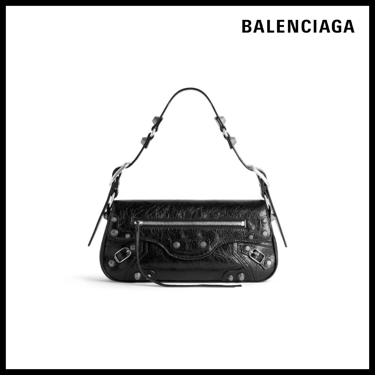 【BALENCIAGA】Le Cagole Small Sling Bag Black