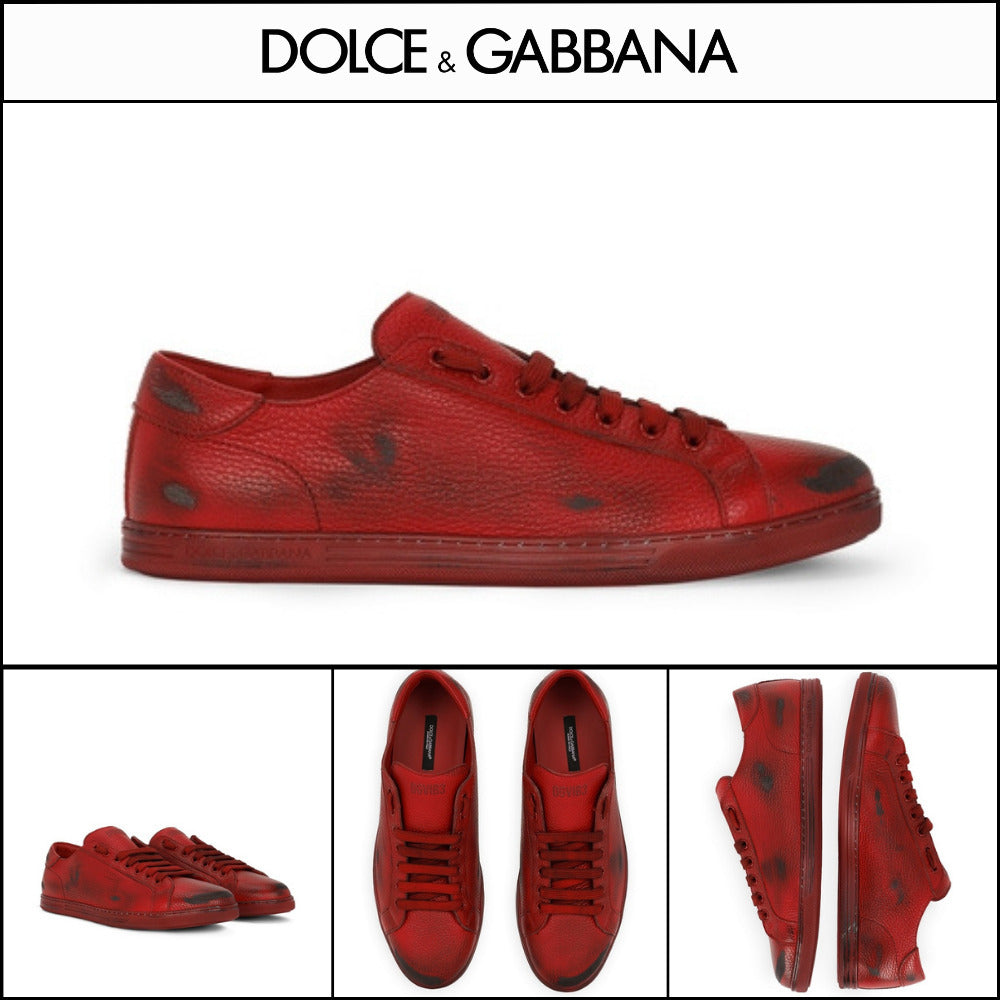 【Dolce & Gabbana】SAINT TROPEZ DEERSKIN SNEAKERS