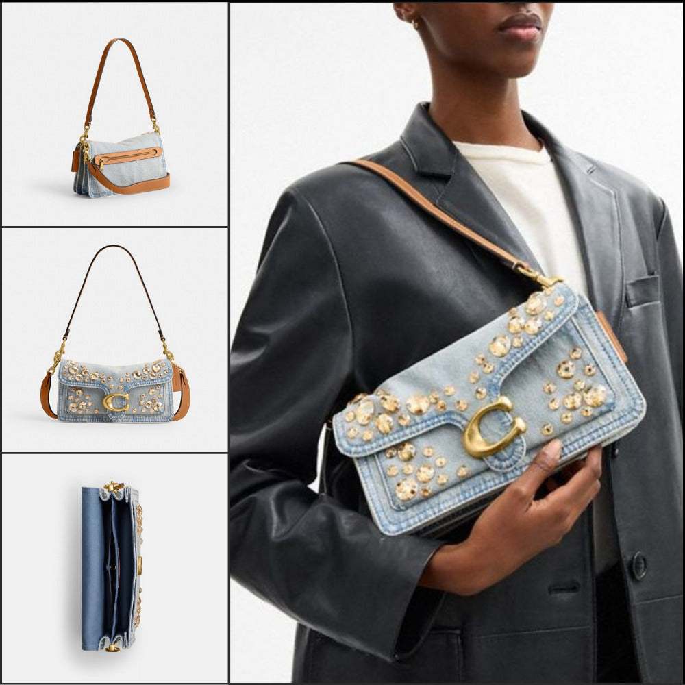 【Coach】Tabby Shoulder Bag 26 with Crystal