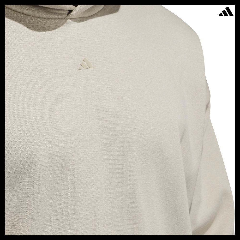 【ADIDAS】 Basketball Fleece Hoodie Putty Beige