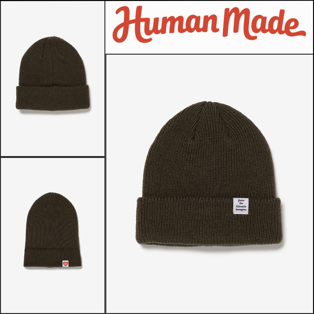 【HUMAN MADE】CLASSIC BEANIE OLIVE DRAB