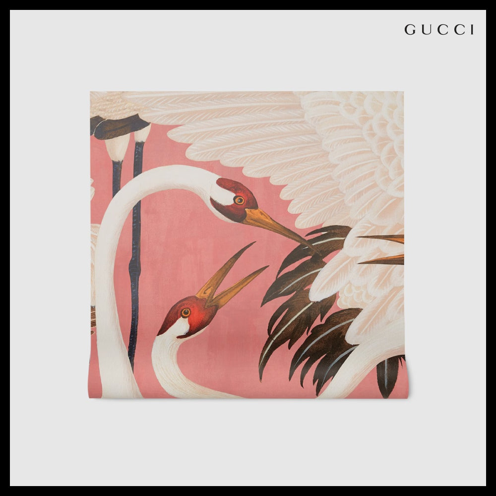 【GUCCI】Heron Print Wallpaper
