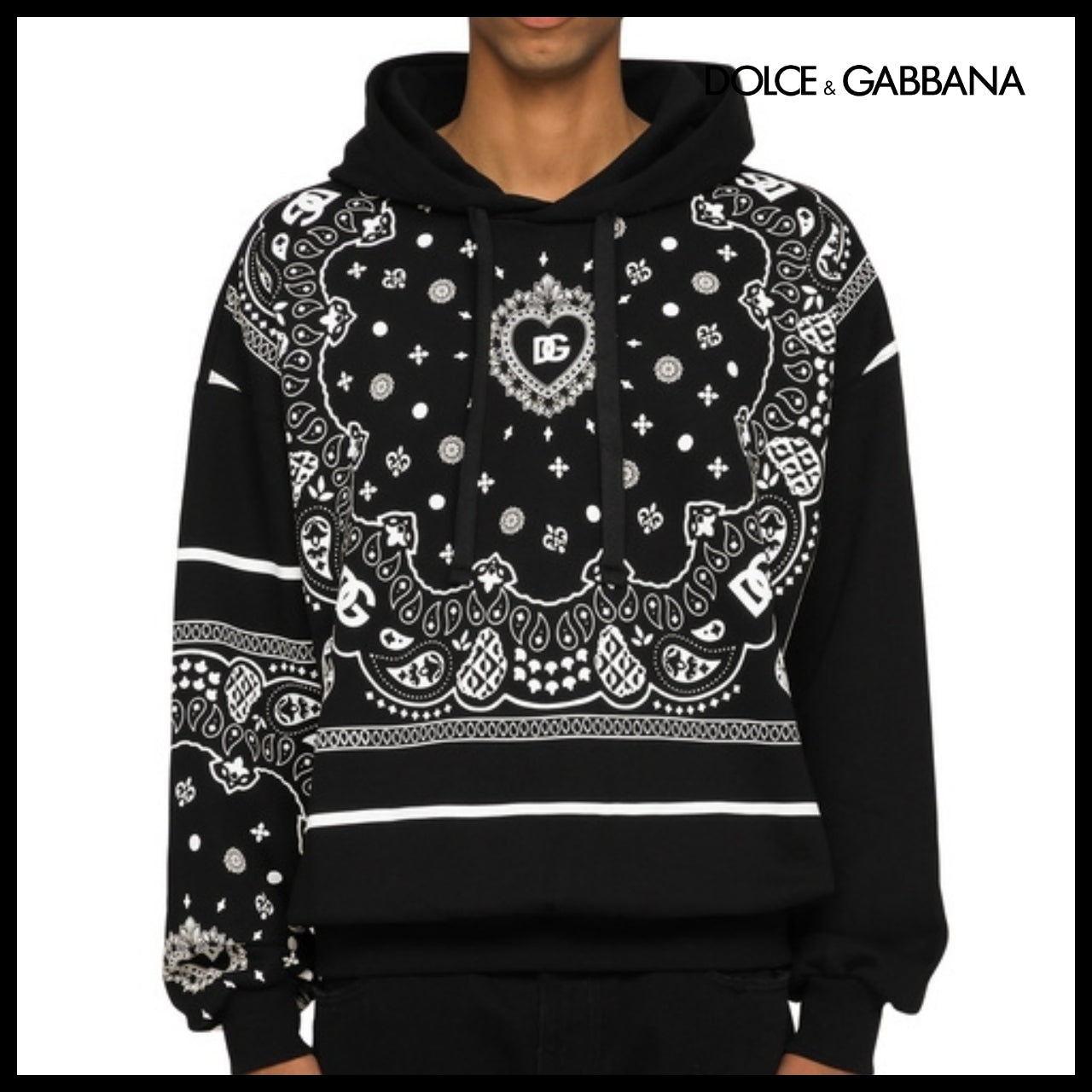 【Dolce & Gabbana】SWEATSHIRT BLACK 0000