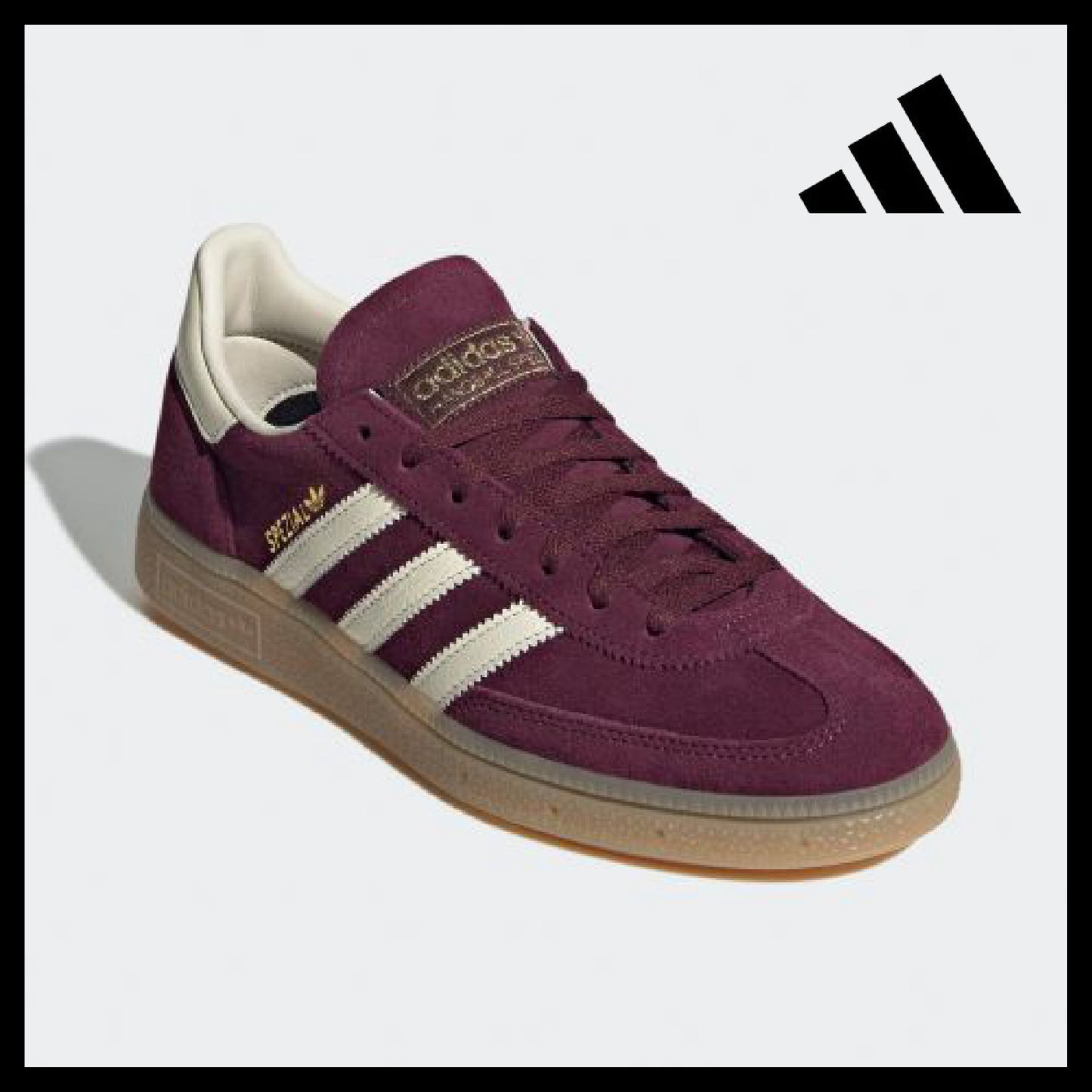 【ADIDAS】Handball Spezial Maroon Cream White