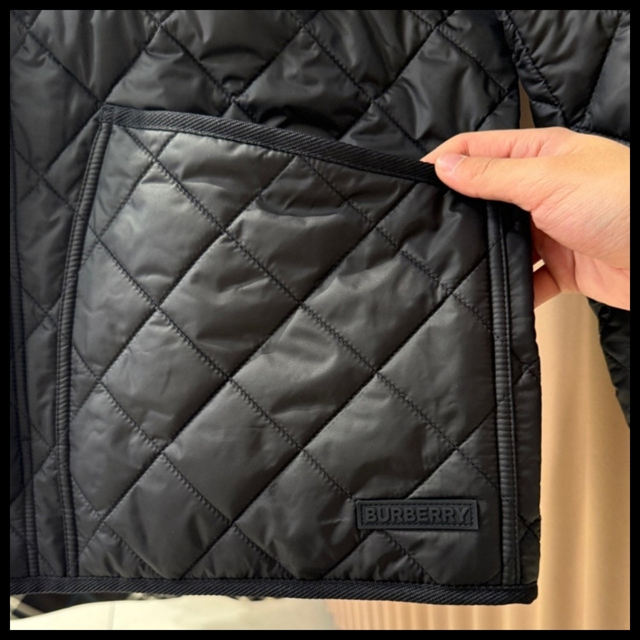 【Burberry】New Willowbrook Internal EKD Check Quilted