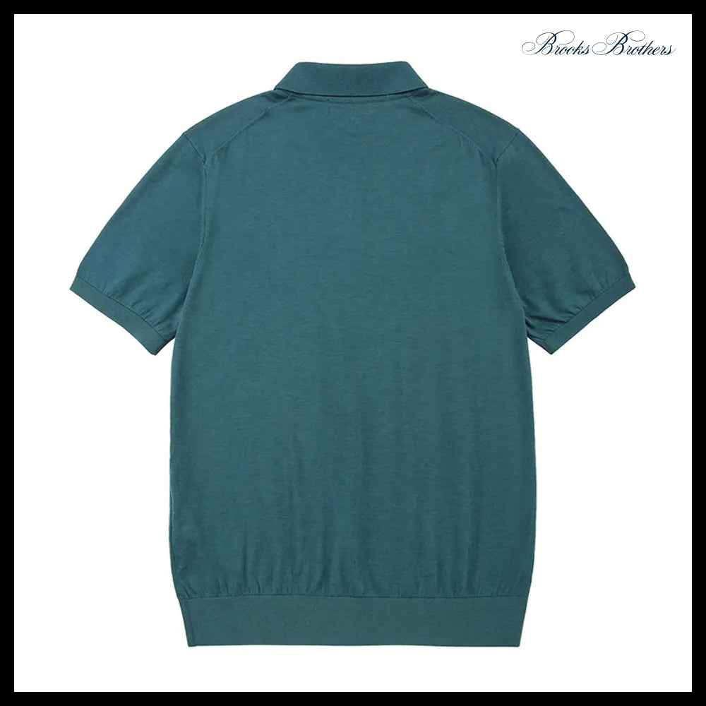 【Brooks Brothers】Cotton Silk Polo Sweater 4Colors