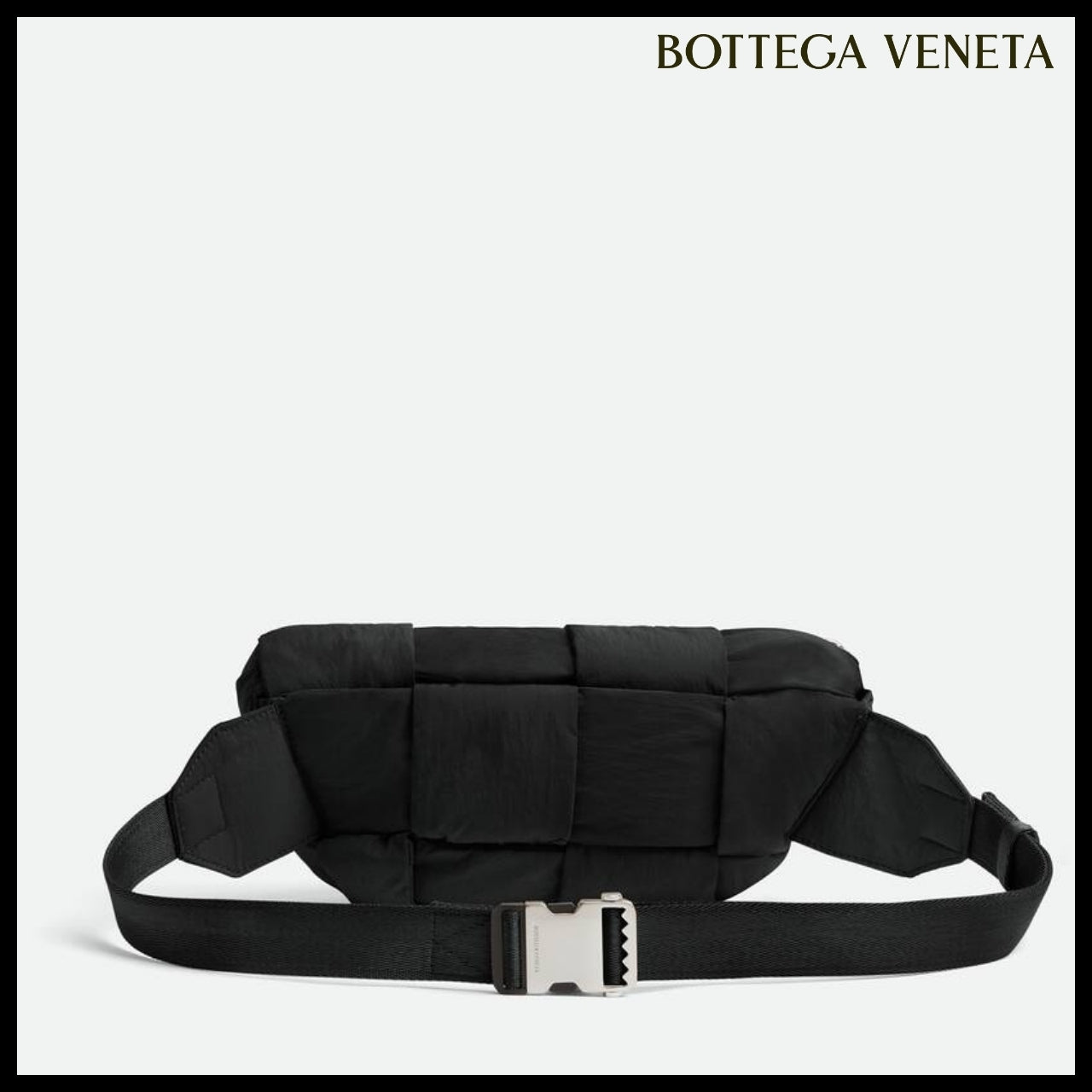 【BOTTEGA VENETA】BUM BAG CASSETTE NYLON BLACK